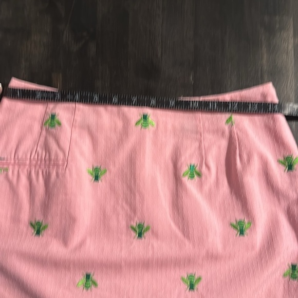 Lily Pulitzer Vintage Embroidered Honey Bee Pencil Skirt Scalloped Hem Size 6 - Picture 3 of 6